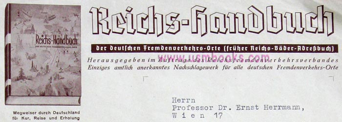 Reichs-Handbuch der deutschen Fremdenverkehrs-Orte