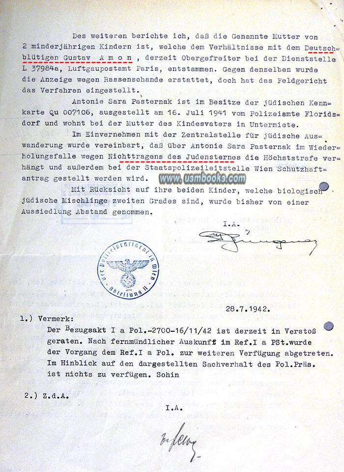 Obergefreiter Gustav Amon was serving at Luftgaupost Paris (L 37984a)