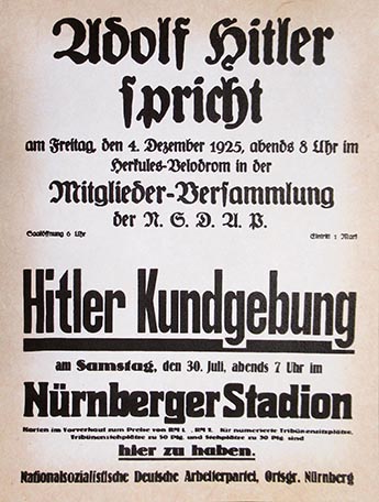 Adolf Hitler Spricht! Nazi Party member meeting